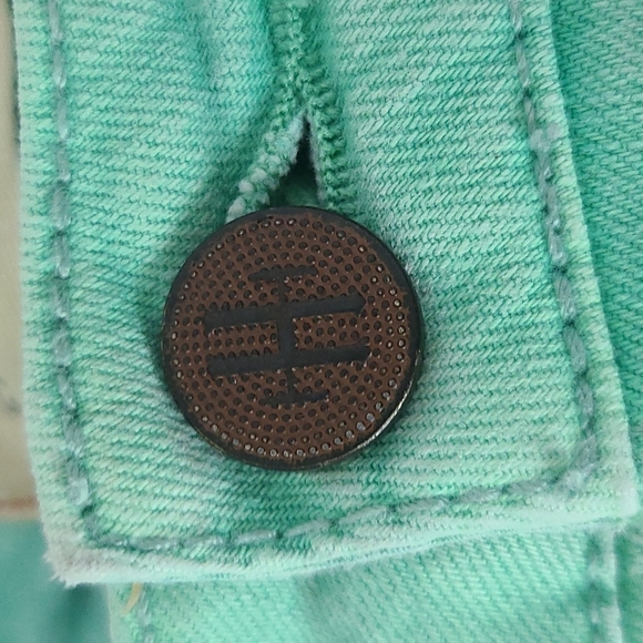 Anthropologie Green Denim Skirt - Picture 5 of 5